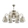 Freya Fr2405-PL-08-BZ Driana, 812x812x1108 mm ceiling lamp, E14, 8x40W, Antik bronze color