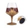 Cognac glass "Leo", 550 ml, gold