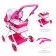 Stroller for dolls, with a basket, winter, metal frame, mix
