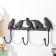 Decorative metal hooks "Birds" 26x5x13 cm