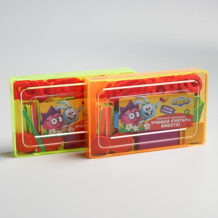 Accounts “Learning to Count”, Smeshariki, Mix color, 130 elements in a set-4