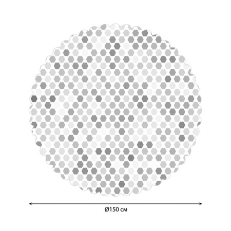 The tablecloth “Figure changes”, round, Saten, d = 150 cm-1