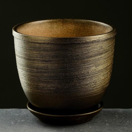 Flower Gold Pot with Podon, 1.8l