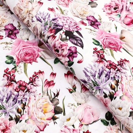 Paper packaging glossy bilateral "bouquet", 100 x 70 cm-1