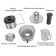 Pioneer JC2050 juicers, centrifugal, 1100 watts, 2 speed modes, silver color