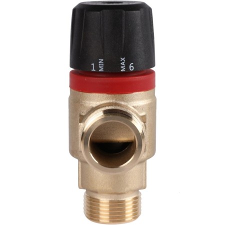Thermostatic valve Rommer RVM-1121-186520, mixing, 3/4 ", HP, 30-65 ° C, KV 1.8-2