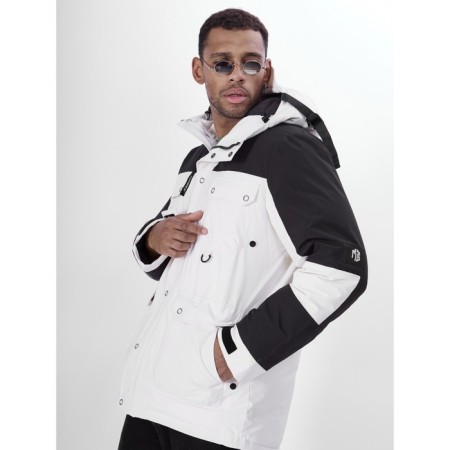 Ski jacket men's, size 48, white color-15