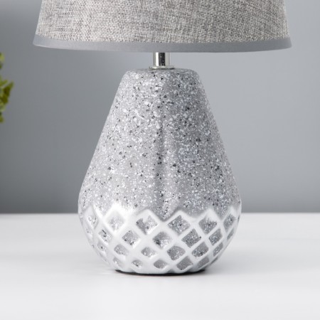 Table lamp "Victoria" 1he14 40W gray 20x20x32cm-5