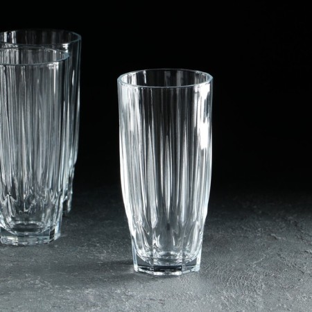 Set of glass glasses Diamond, 315 ml, 4 pcs-1
