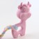 Premium chewing pier toy "Cow", 10.5 x 6.5 x 3.5 cm, pink