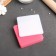 A set of mats for modeling and drying colors from mastic, 9.5 × 9.5 × 1.5 cm, 2 pcs, white, pink color