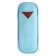 School pencil case with lightning, blue