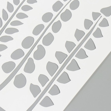 Stencil "Leaves" 15x15 cm-2