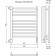 Terminus towel -sprayer "Vatican" P9, 500x700 mm, Sensor Quick Touch, Chrome