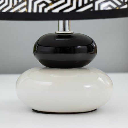 Board Lamp "Abstraction" E14 15W white-black Risalux-4