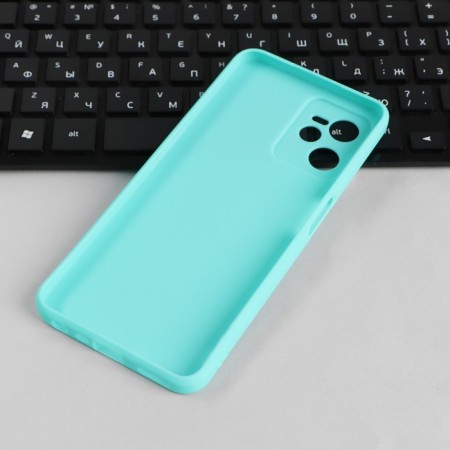 PERO case for Realme C35, silicone, turquoise phone-2
