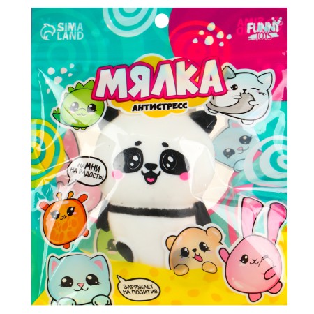 Anthistress label "Panda", with paste, in a package-8
