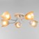 Chandelier 1341001/5br E27 15W white-brown BayerLux