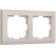 Frame for 2 posts WL04-FRAME-02-VORY, ivory color