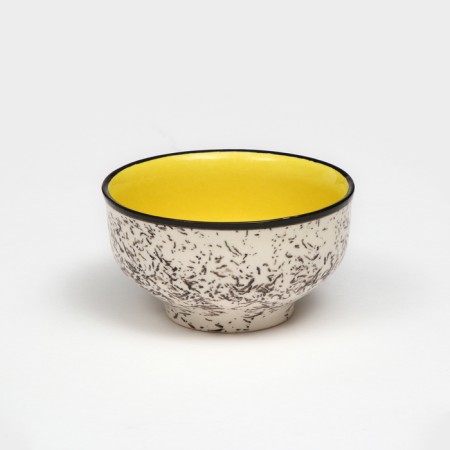 Pyla ceramic "Persia", 200 ml, yellow, 1 variety, Iran-1