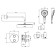 Lemark Yeti LM7829C shower system, single -leaf, tropical shower, watering can, thermostat, chrome