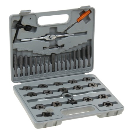 Set of taps and dies Sparta, M3 - M12, 40 pcs in a set