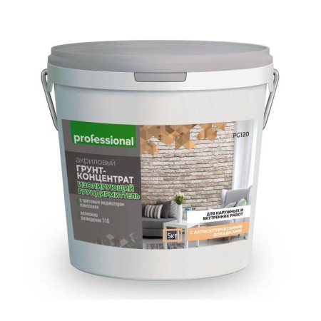 Soil-concentrate "Groundirmittel" for external and internal work, isolating, 5 kg
