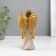 Polystone souvenir "Angel girl with golden wings" mix 4.5x8x15.5 cm