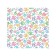Organizer in a bathtub on the suction cups "Multi -colored fish", for storing toys and trifles, size 33x39 cm