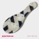 Glass stand under a spoonful of the “pink marble” shade, 23.5 × 8.3 × 1.5 cm