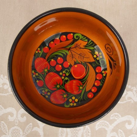 Конфетница, 14×14 см, хохлома-5
