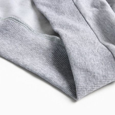 Male costume (sweatshirt/pants), black/gray melange, size 46 (m)-8