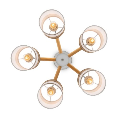 Freya FR5329-PL-05-CH HELEN CEAL FREEMENT, 600X600X330 mm, E27, 5x40W, chromium color-5