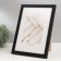 Photo frame Plastic "Mira" 21x29.7 cm, (A4) 644877, black (plastic screen)