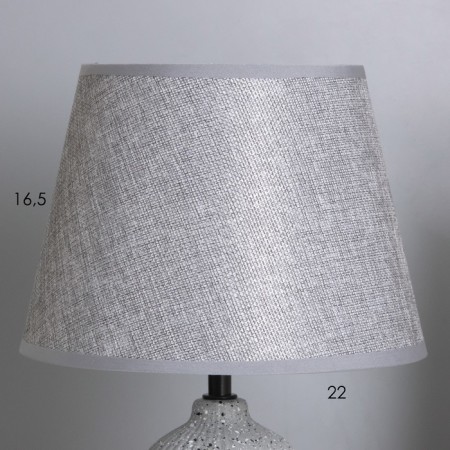 Table lamp "Beatrice" 1x40W E14 dark gray 22x22x36cm-2