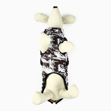 Clothing for dogs. Winter jacket "Warm winter", camouflage, size L-3