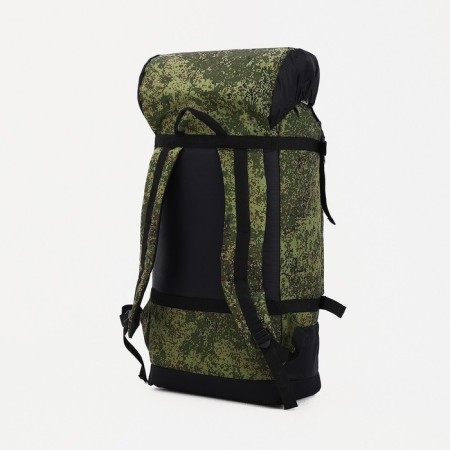 Tourist backpack, Huntsman, 40 l, cord department, 3 outer pockets, green color-3