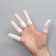 A set of attacks, latex, 100 pcs, D - 2.6 × 6.8 cm, white color
