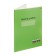 A4 accounting book, 96 sheets in a ruler, cardboard cover, green