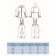 Set for girls, height 110 cm