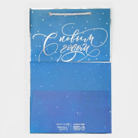 Laminated “Winter Forest” package, 23 x 35 x 20 cm, New Year-7