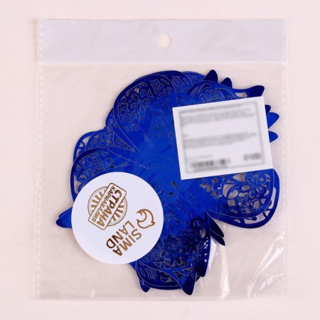 Set for decorating "Butterflies", 12 pieces, blue color-4