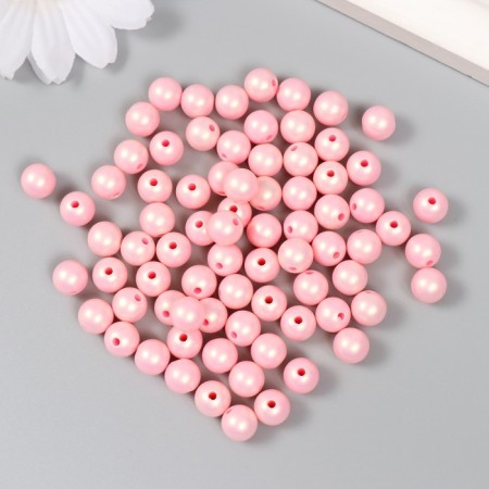 Beads for creativity plastic "Ball. Pink overflow" set 20 g d = 0.8 cm-1