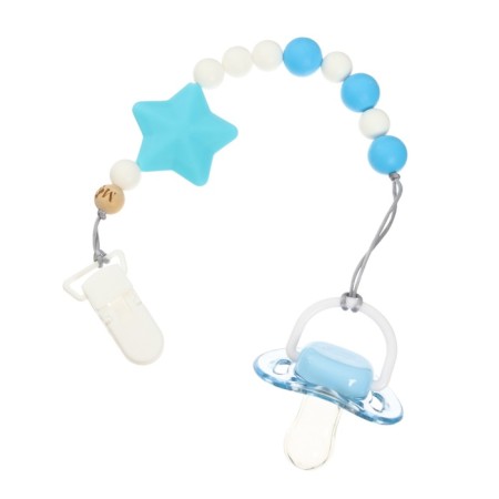 Holder for the nipple - dummies of the "star", silicone, with a teething-4