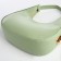 Bag Women's Baget with a zipper, green color