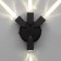 Lamp "Deco" 4xLED 4W 4000K IP66 black 16x4.3x13 cm