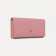 Women's wallet on magnets, pink color