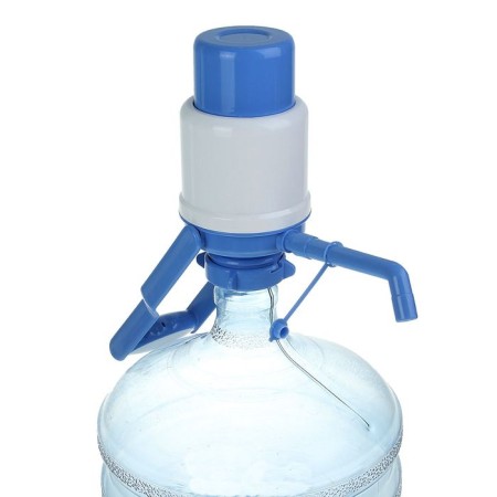Water pump Lesoto Universal, mechanical, under a bottle of 11 to 19 l, blue-4
