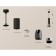 Ambrella Light, Techno, XP1123010, Gu5.3, Black Chrome color, black sand