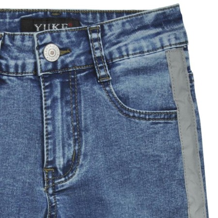 Jeans for girls, height 140 cm, blue color-2